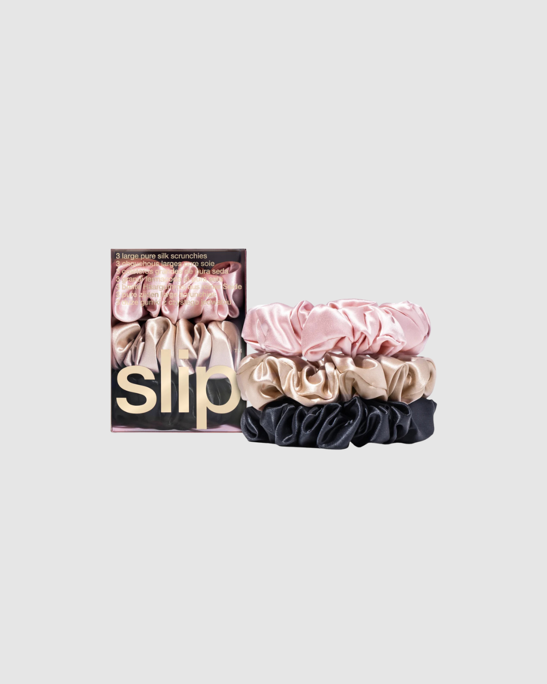 Silk Large Scrunchies