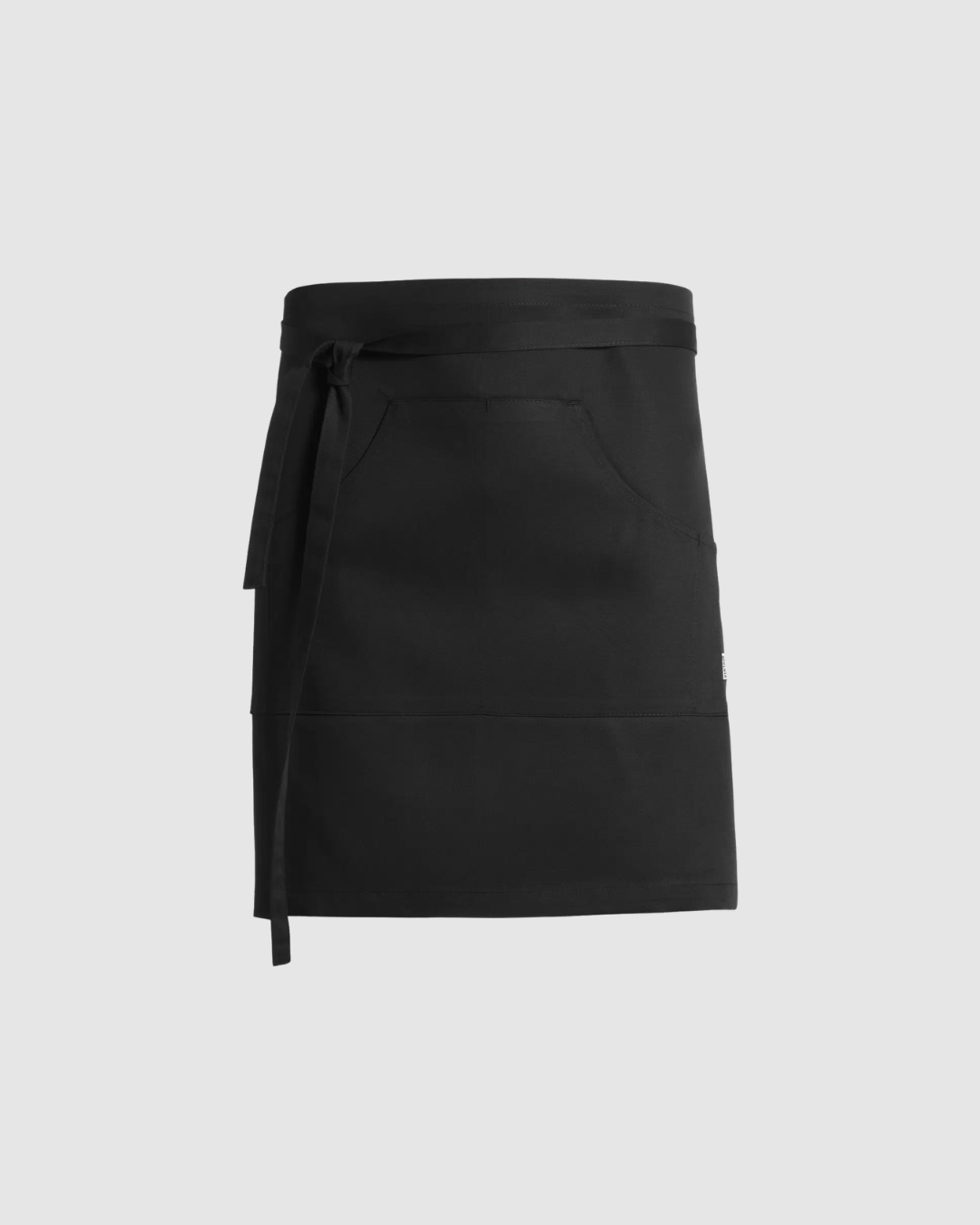 Oceanform Uniform - Short Apron With Pocket Black