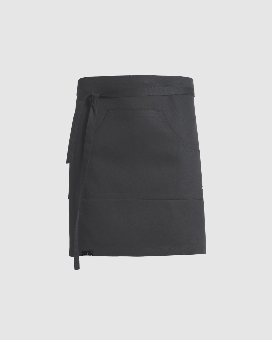 Oceanform Uniform - Short Apron With Pocket Grey