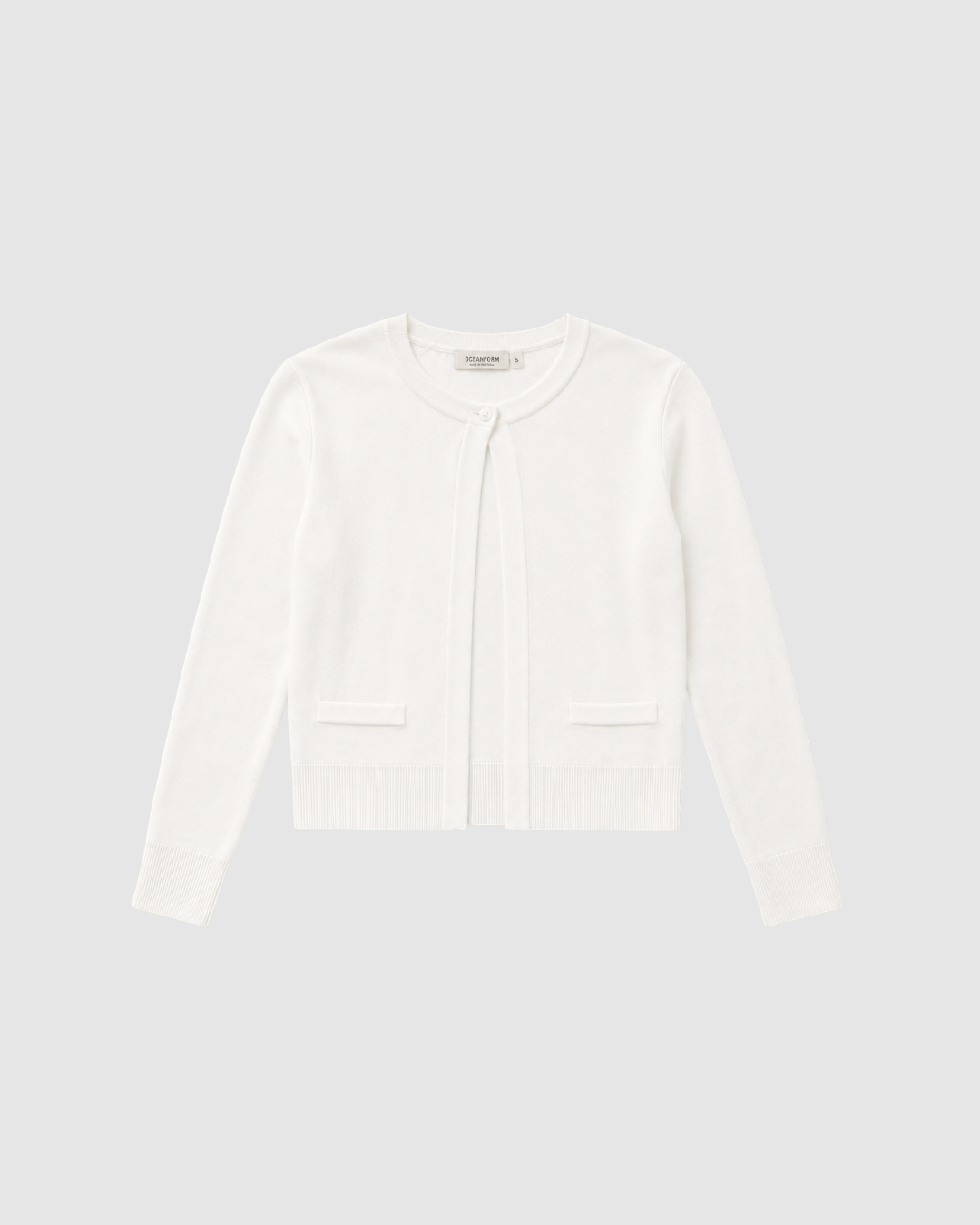 Oceanform Uniform - Womens Cardigan White