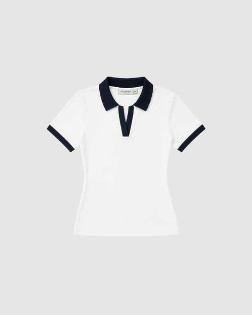 Oceanform Uniform - Women's Everyday Polo White/Navy