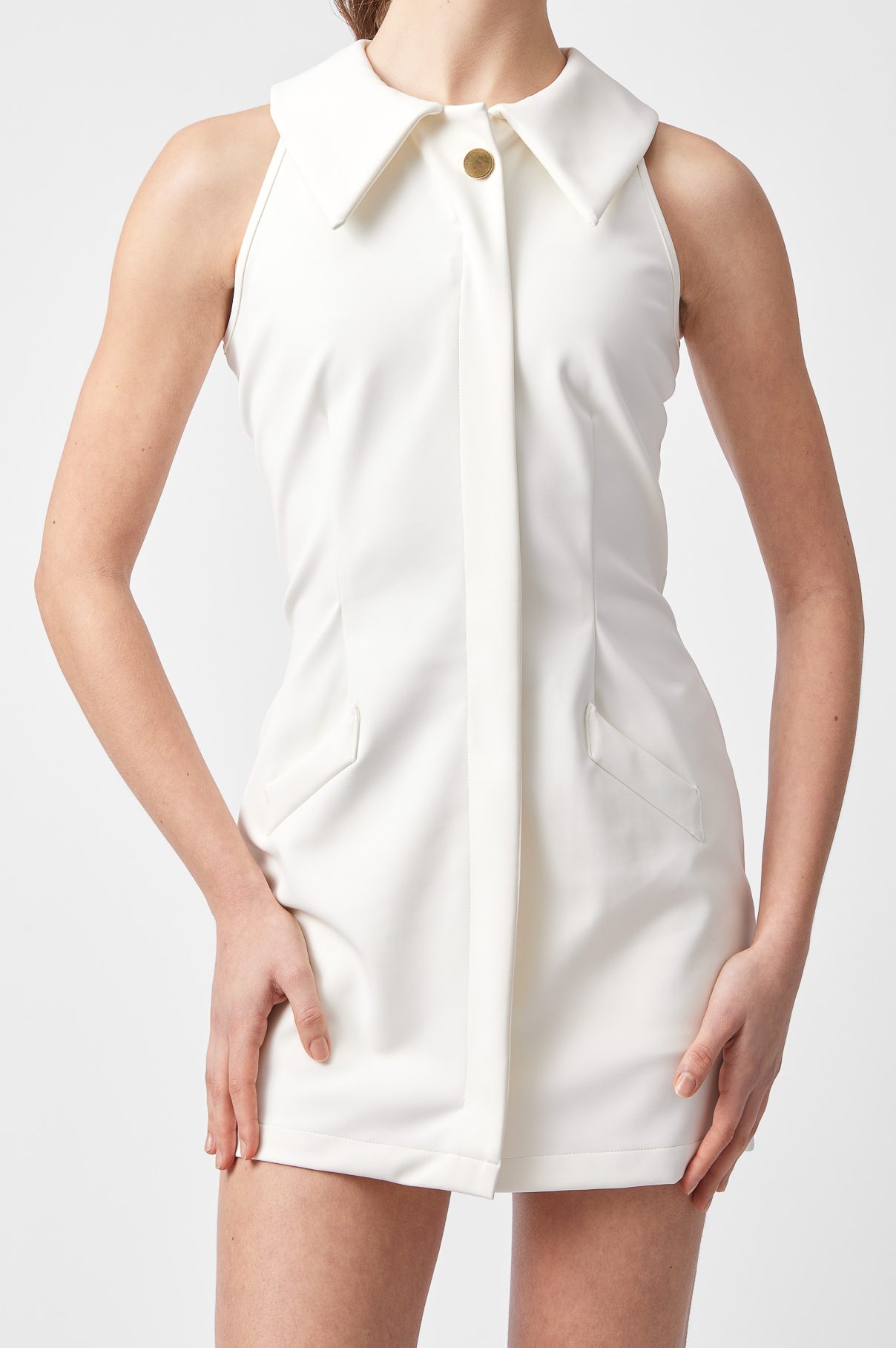 women's white dress made by oceanform