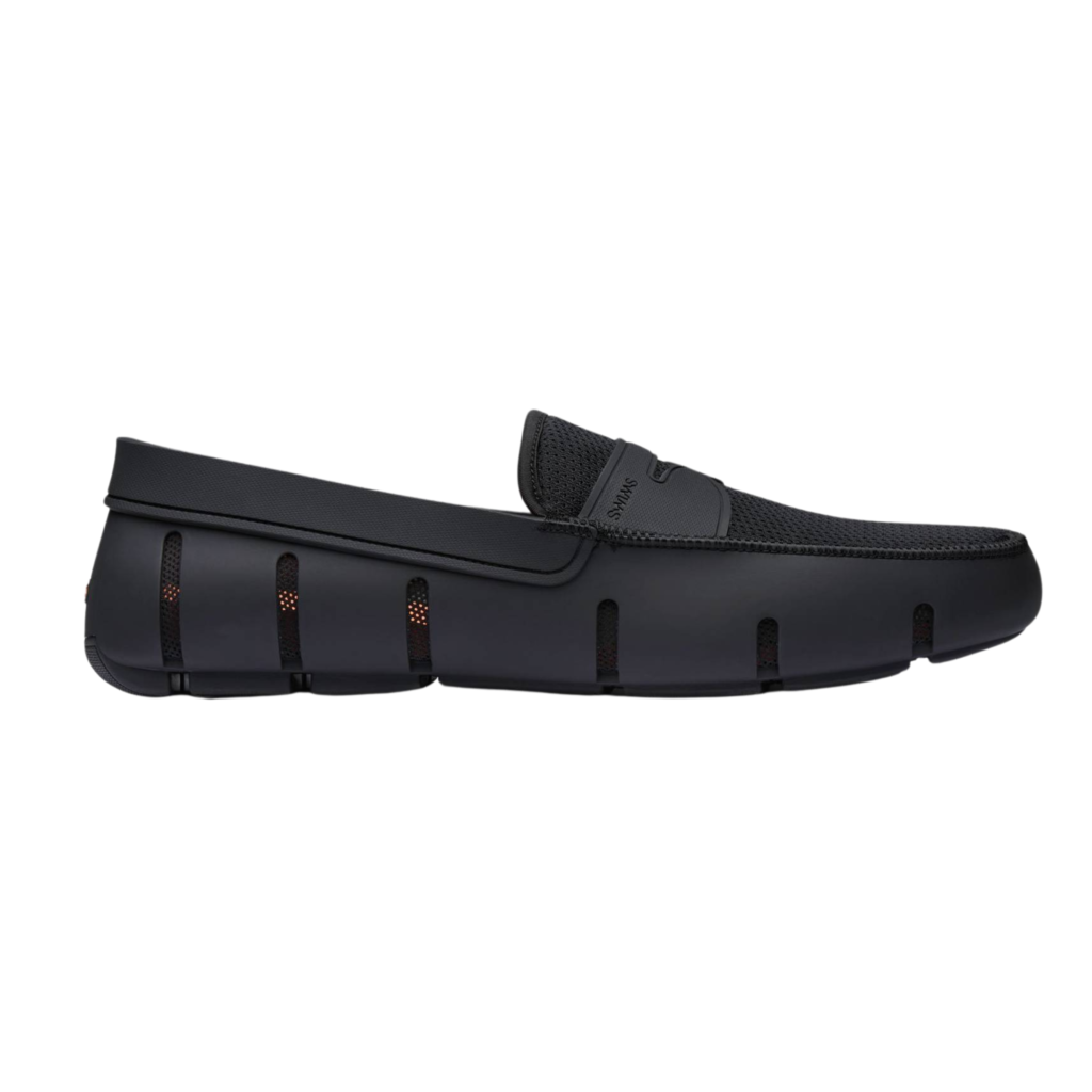 swims black loafers