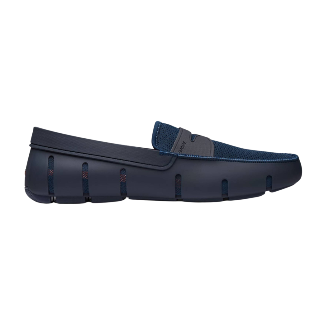 swims navy loafers